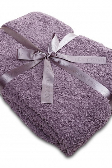 Wohndecke aus Microfaser WELL LUXURY Anthrazit
