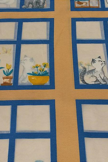 Dekorationsstoff TIEREN IM FENSTER II