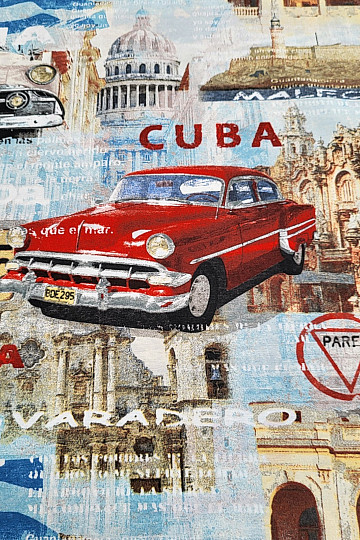 Dekorationsstoff CUBA RETRO DESIGN