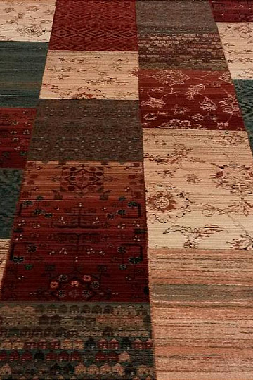 Luxus-Wollteppich ROYAL PATCHWORK NEW 402