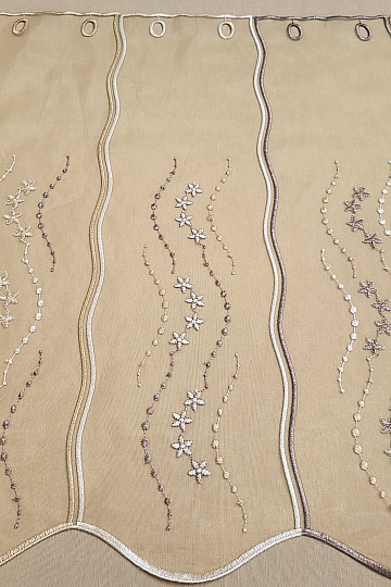 Buntglasvorhang – bestickt HF1189