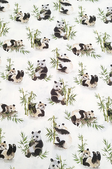 Baumwollstoff PANDA