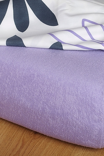 Frotteelaken Farbe Lila