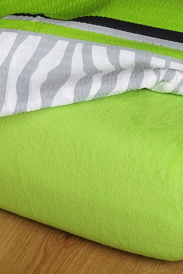 Frottierdecke Farbe Kiwi