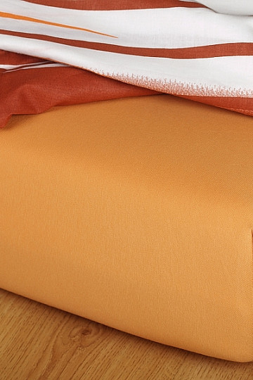 Jersey-Blatt in der Farbe Karamell
