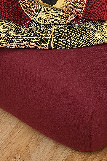 Jersey-Bettwäsche Farbe Burgund