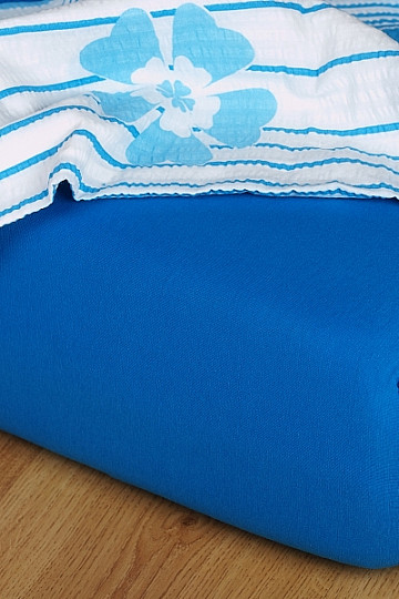 Jersey-Bettwäsche Farbe blau royal