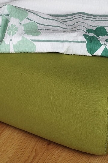 Jersey-Bettwäsche Farbe oliv