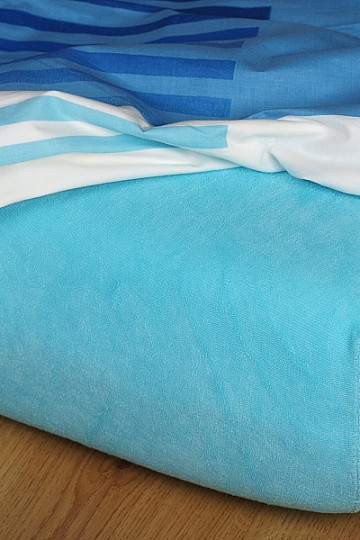 Jersey Bettwäsche Farbe Türkis