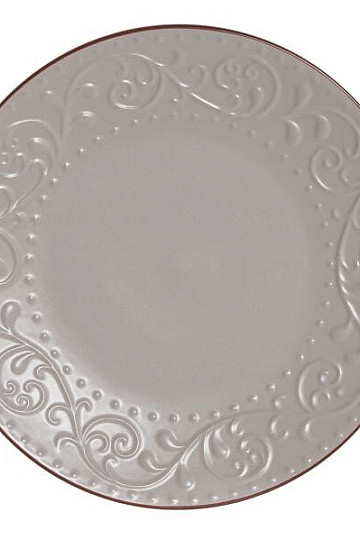 Flacher Teller BEIGE RELIEF 27,5x2cm beige