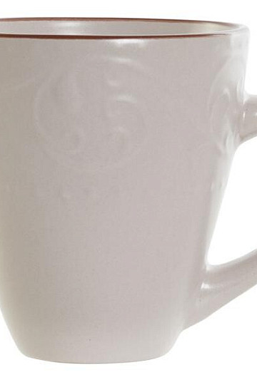 BEIGE RELIEF Becher 325ml beige