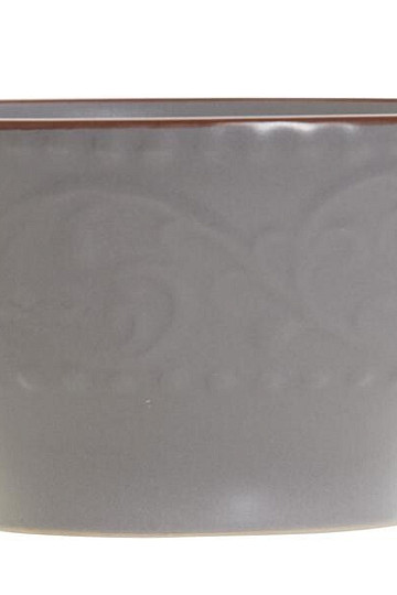 GRAU RELIEF Schale 14,7x7,7 cm grau