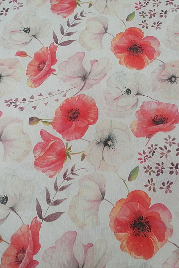 Dekostoff MABEL POPPIES