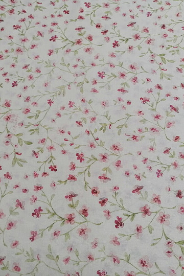 Mini-Sakura-Rosa-Baumwollstoff