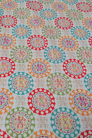 Baumwollstoff Mandala - Andale