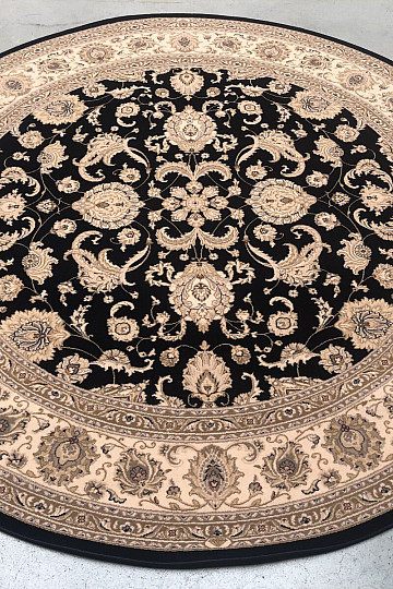 Runder klassischer Wollteppich DIAMOND 7253/500