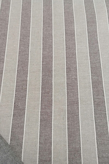 Dekostoff Trebol Streifen - braun 2 cm 55