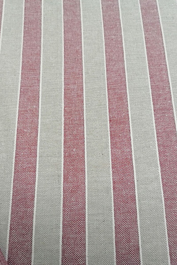 Dekostoff Trebol Streifen - bordeaux 2 cm 65