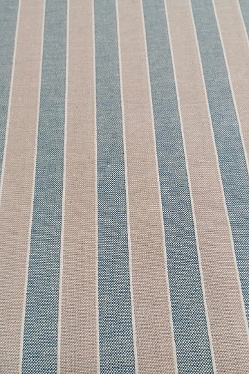 Dekostoff Trebol Streifen - Blau 2 cm 77