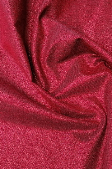 Weihnachtsdekostoff Santa mit weinrotem Lurex