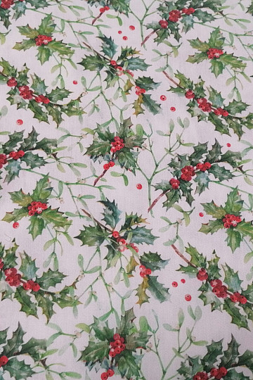 Weihnachtsbaumwollsatin Cesmín