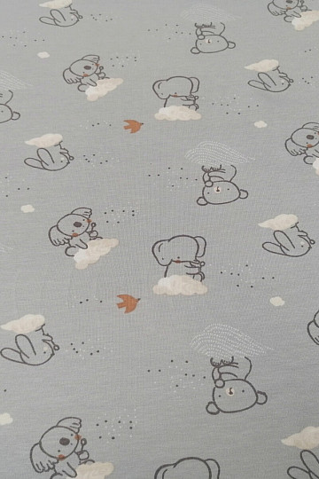 Baumwollstrick Koala auf einer Wolke