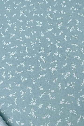 Baumwollstoff MINZE BLUMEN