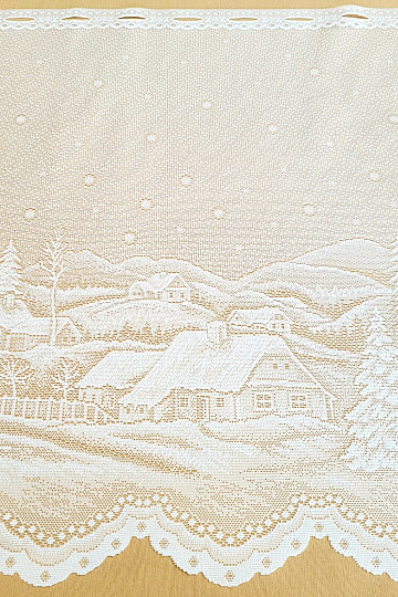 Jacquard-Vorhang - WINTERLANDSCHAFT A383101