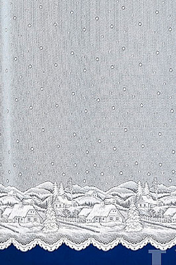 Jacquard-Vorhang - WINTERLANDSCHAFT A383101