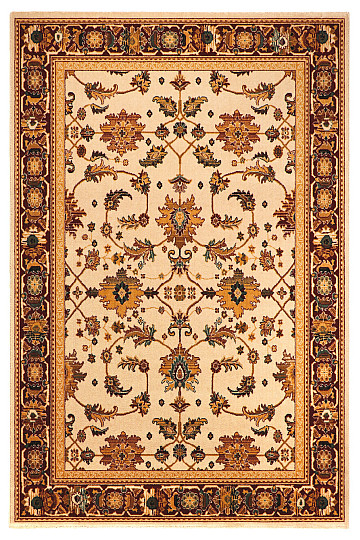 Luxus-Wollteppich JENEEN 482 beige