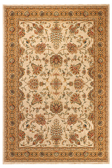 Luxuriöser Wollteppich JENEEN 520 beige