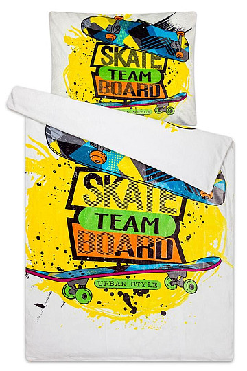 Laken aus Mikrofaser Mikroflanell - Skate