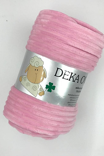 Mikrofaserdecke EXTRA WEICH SCHAF Cord - rosa