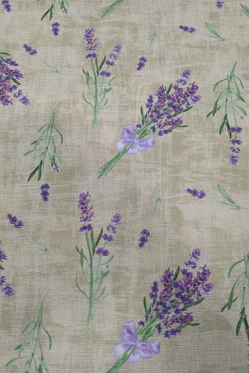 Dekorationsstoff LAVENDEL MIT SCHLEIFE
