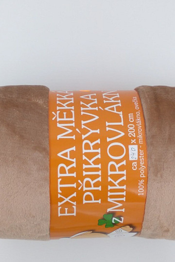 Mikroflanelldecke Schokolade