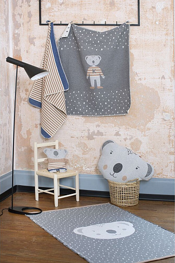Kinderdecke JUWEL 7132/90 grau 70x90
