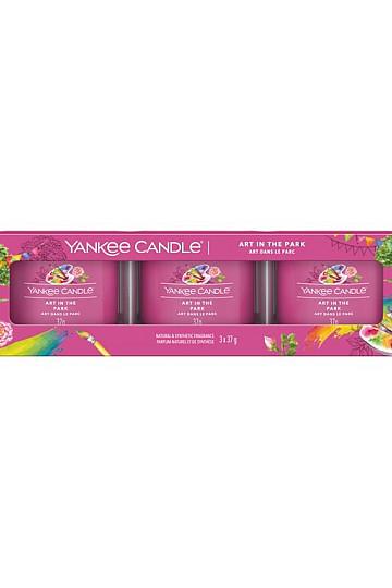 Kerze YANKEE CANDLE Duft ART IN THE PARK SET von 3 Stück