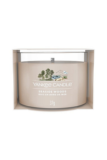 Kerze YANKEE CANDLE Duft SEASIDE WOODS GLASS 37g