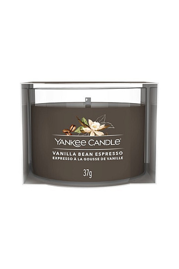 Kerze YANKEE CANDLE Duft VANILLA BEAN ESPRESSO IN GLAS 37 g