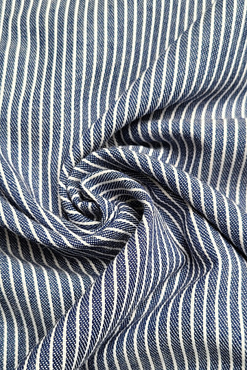 Dekor. Stoff MARINEBLAUER STREIFEN
