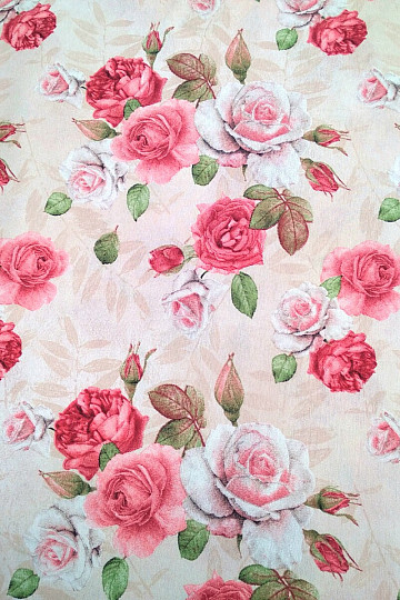Dekorationsstoff BLOOMING ROSE JULIANA