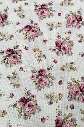 Baumwollstoff WARWICK SMALL ROSE