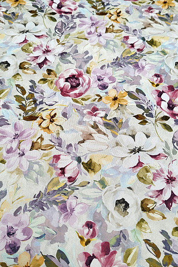 Dekorationsstoff PALETTE VON BLUMEN