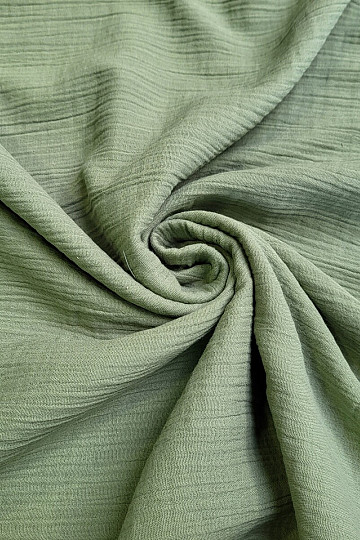 Baumwollstoff GAUZE KHAKI