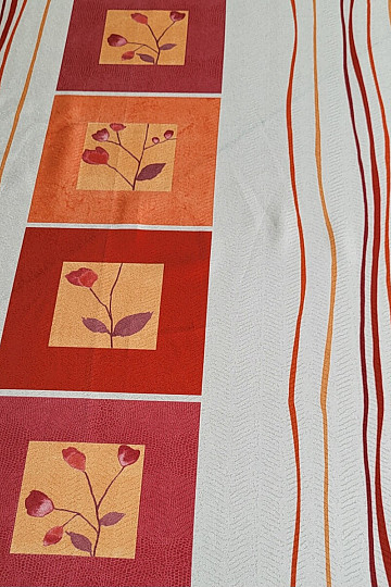 Dekostoff ROTE ROSE
