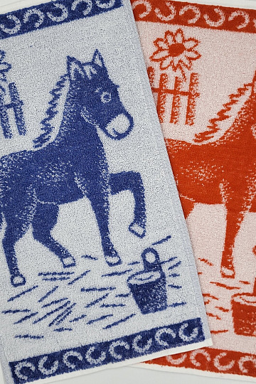 Kinderhandtuch PFERD - Farbmix