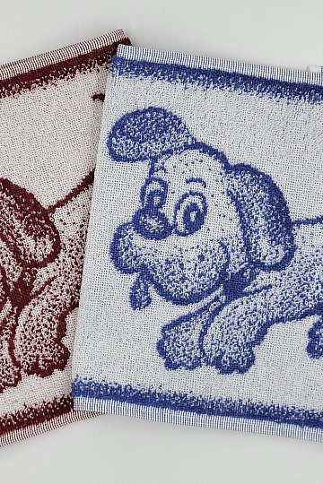 Kinderhandtuch HUND - Farbmix