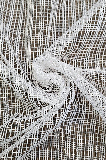 Jacquard-Vorhang 1600 weiß