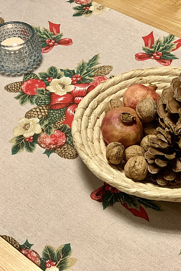 Weihnachtstischdecke Weihnachtsbrett