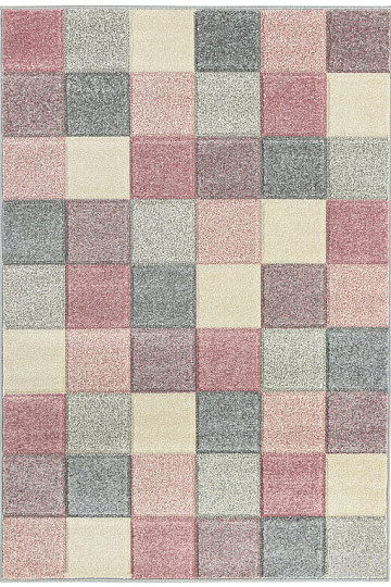 Stück Teppich PORTLAND bunte Würfel